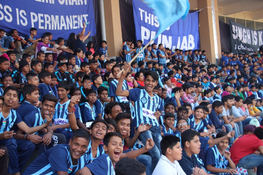 minervapunjabfc's tweet photo. Thanks to all our fans who turned up in large numbers yesterday to back the #Warriors π‘ #MPFCCB #chakdephatte https://t.co/PaC4d9uF06