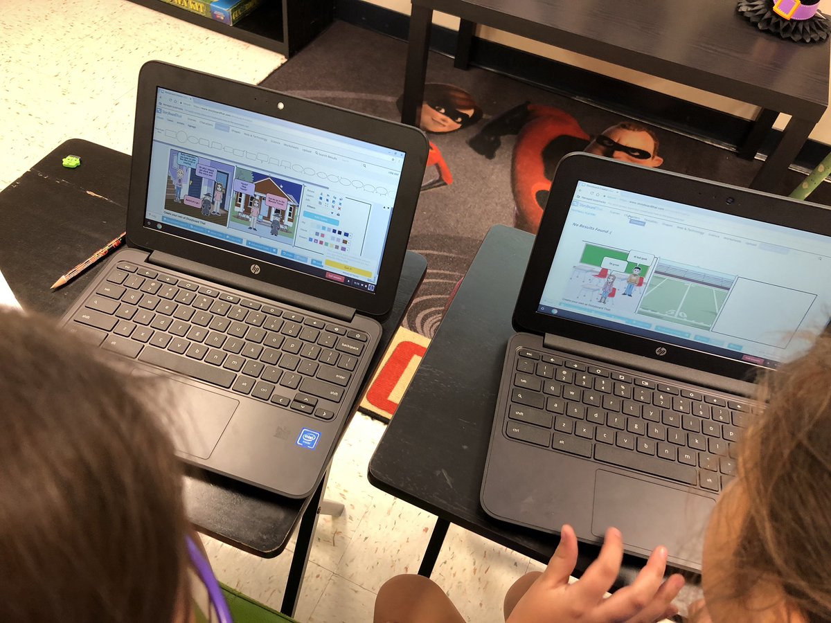 lacygreco3's tweet photo. Using @StoryboardThat in our stations to bring our Realistic Fiction to life! @nisdelemelar @NISDElemCI @NISDFranklinES #GrecoSquad @ncte @NISD #ThisIsNorthside #techthisoutfriday @ApoliRosio @danabickley https://t.co/796gISDqAm