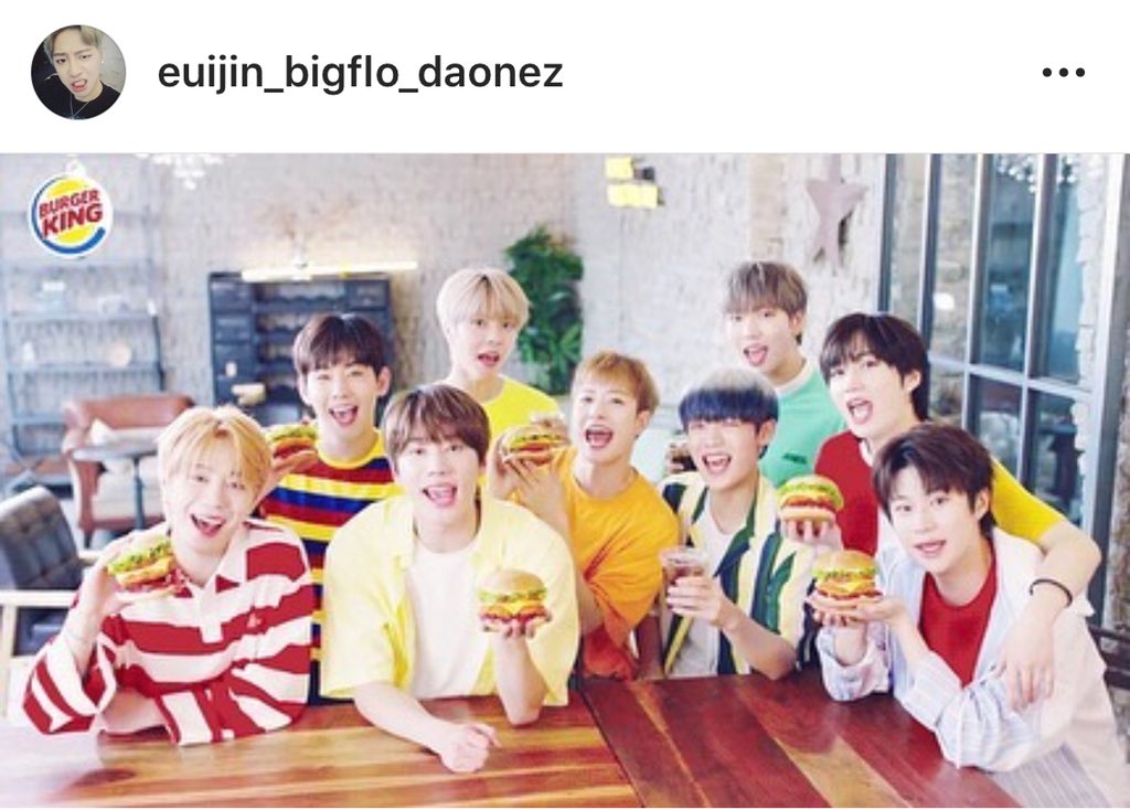 euijinszone's tweet photo. [INSTA][TRANS] 181029 Euijin Instagram Post 2 @official_UNB

Heh heh~ #CFFilming #CameOutNicely #EveryonesBright #UNB #BurgerKing 

https://t.co/fVNCUZBkZa https://t.co/mbUxPqUDox