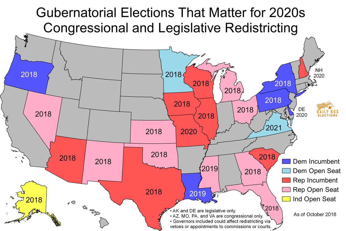 Elect more Democratic governors who can veto bad maps & appoint state s...