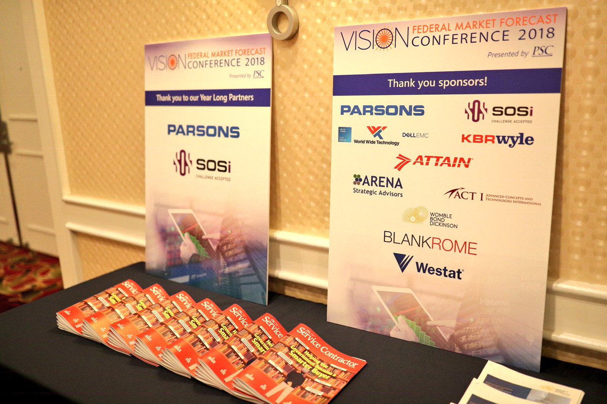 ashlei_stevens's tweet photo. VISION ATTENDEES: Be sure to grab a copy of PSCβs Fall 2018 Service Contractor magazine! It features articles on helping the government become a smarter buyer by @CBZ, @BoonGroup @CGI_USFederal, @ASIGovernment @Delta_Resources, @BoozAllen, @QEDgroup #USfalcon & more! #PSCvision18 https://t.co/t12LHHROmV