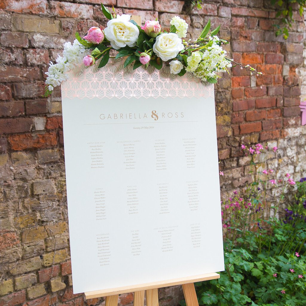A table plan is not just a practical feature - it’s a precious reminder of all the love that surrounded you on your special day 💛 A table plan is available for nearly all our designs - just ask!
#eebportofinocollection #tableplan #weddingtableplan #weddingtableplanideas