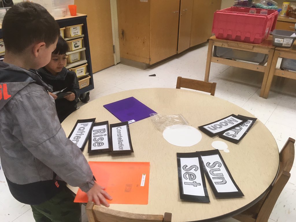 Sciencediva14's tweet photo. Using choice in the classroom to learn about the patterns of the sun #msrossiWOS @WOSnews https://t.co/DH77FrMCG0