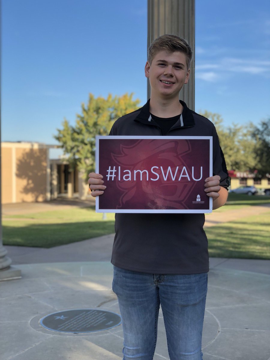 Hey Jonathan! Hope to see you next year in time for the new Nursing Building 👨‍⚕️ 
.
.
#iamswau #visitswau #university #experience #college #days #swau #2018 #2019 #collegefairs #careeradvising #knights #keene #texas #family #tours #academicadvising #friends #visit