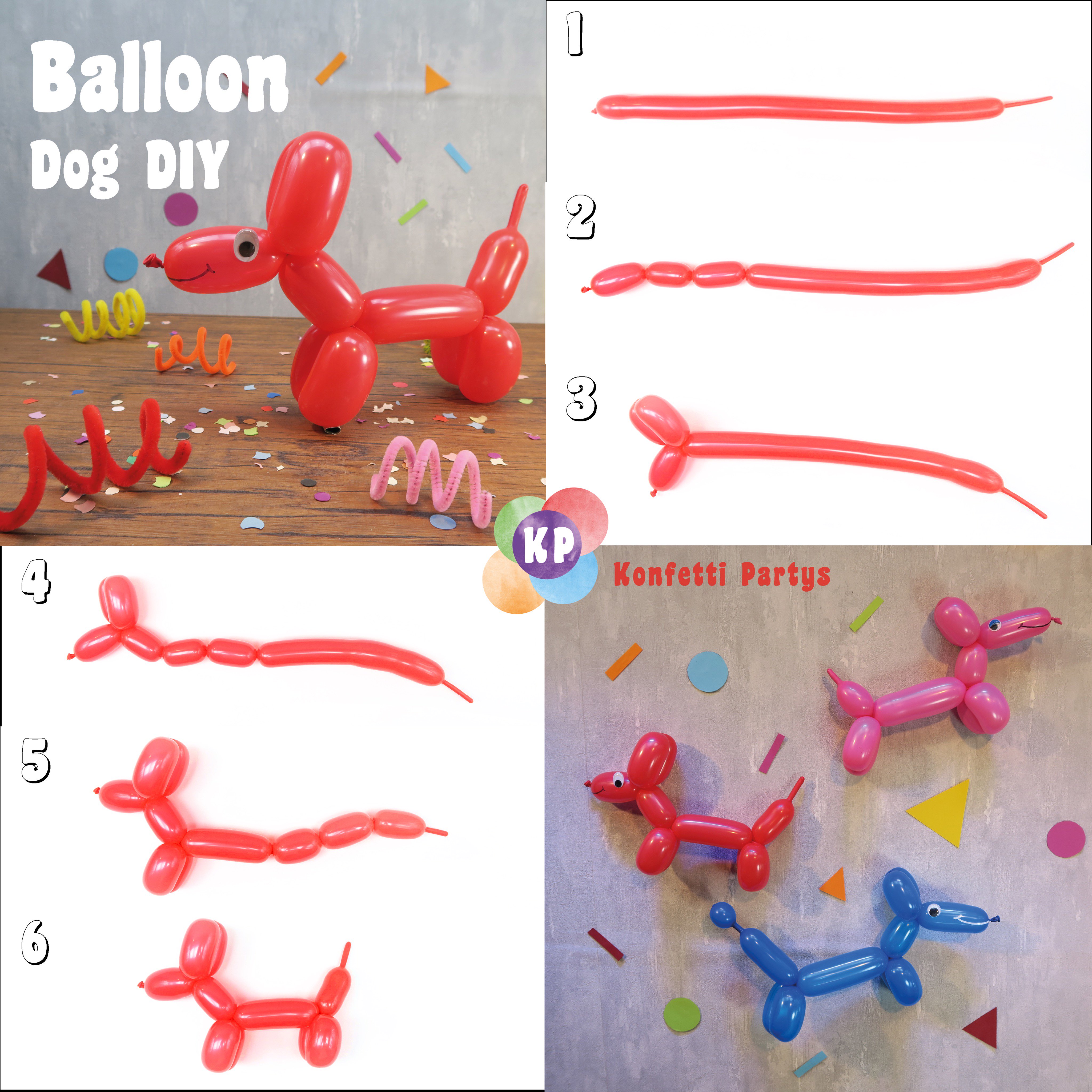 Balloon animals DIY / Twitter