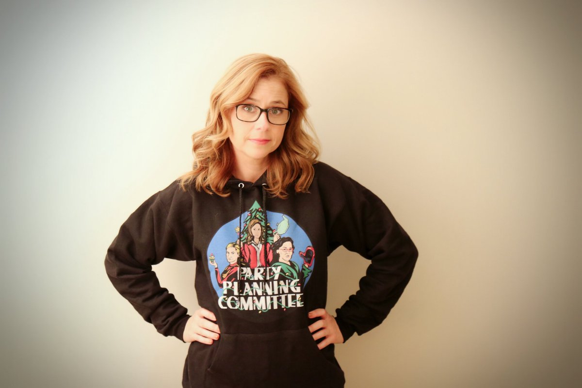 Jenna Fischer on Twitter. party planning committee shirt. 