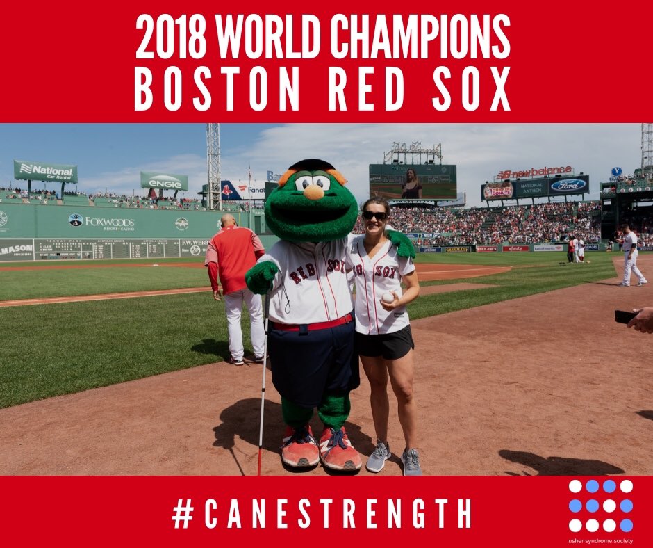 Reb_Alexander's tweet photo. Congratulations to the @redsox for winning the 2018 World Series! #damagedone
Also thanks to @wallyredsox for helping me spread some #canestrength PC: @gigidemanio https://t.co/JdTHmLS9mc