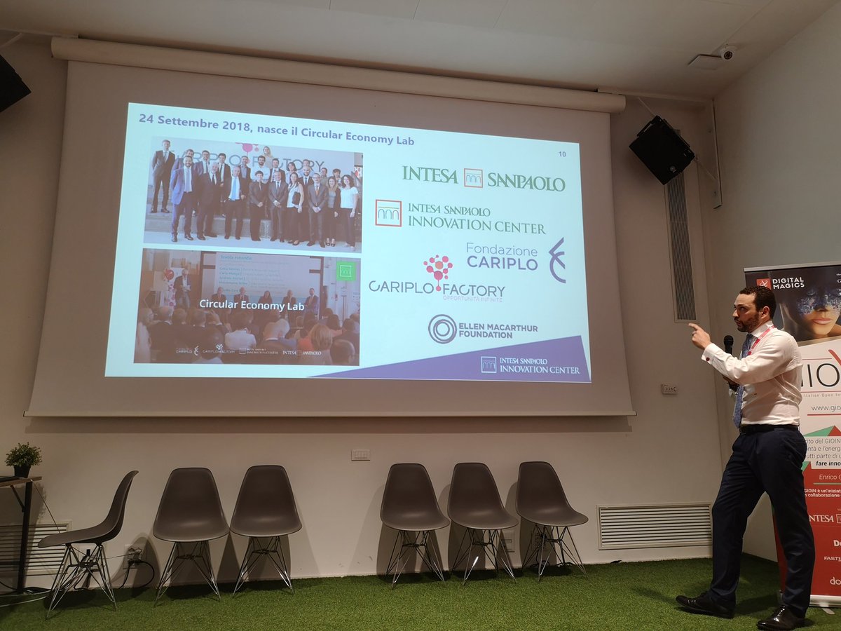 simonapadoan's tweet photo. @TelliniMassim @intesasanpaolo @Digital_Magics #circulareconomy #CircularEconomyLab #IntesaSanpaoloInnovationCenter https://t.co/4okALz0nUC