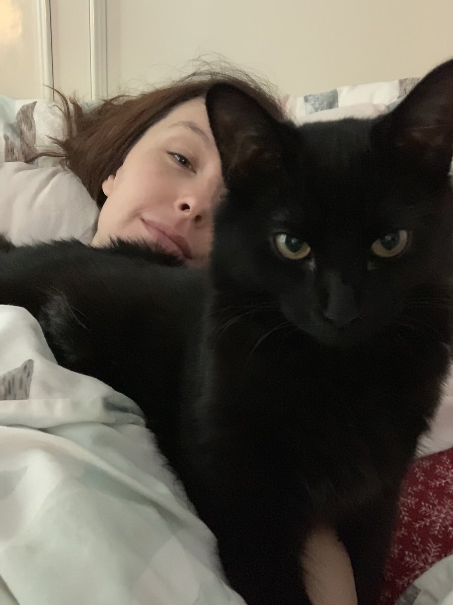 megturney's tweet image. Happy National Cat Day! #nomakeup #nofilter #JustZiggyandMe #GoodMorning