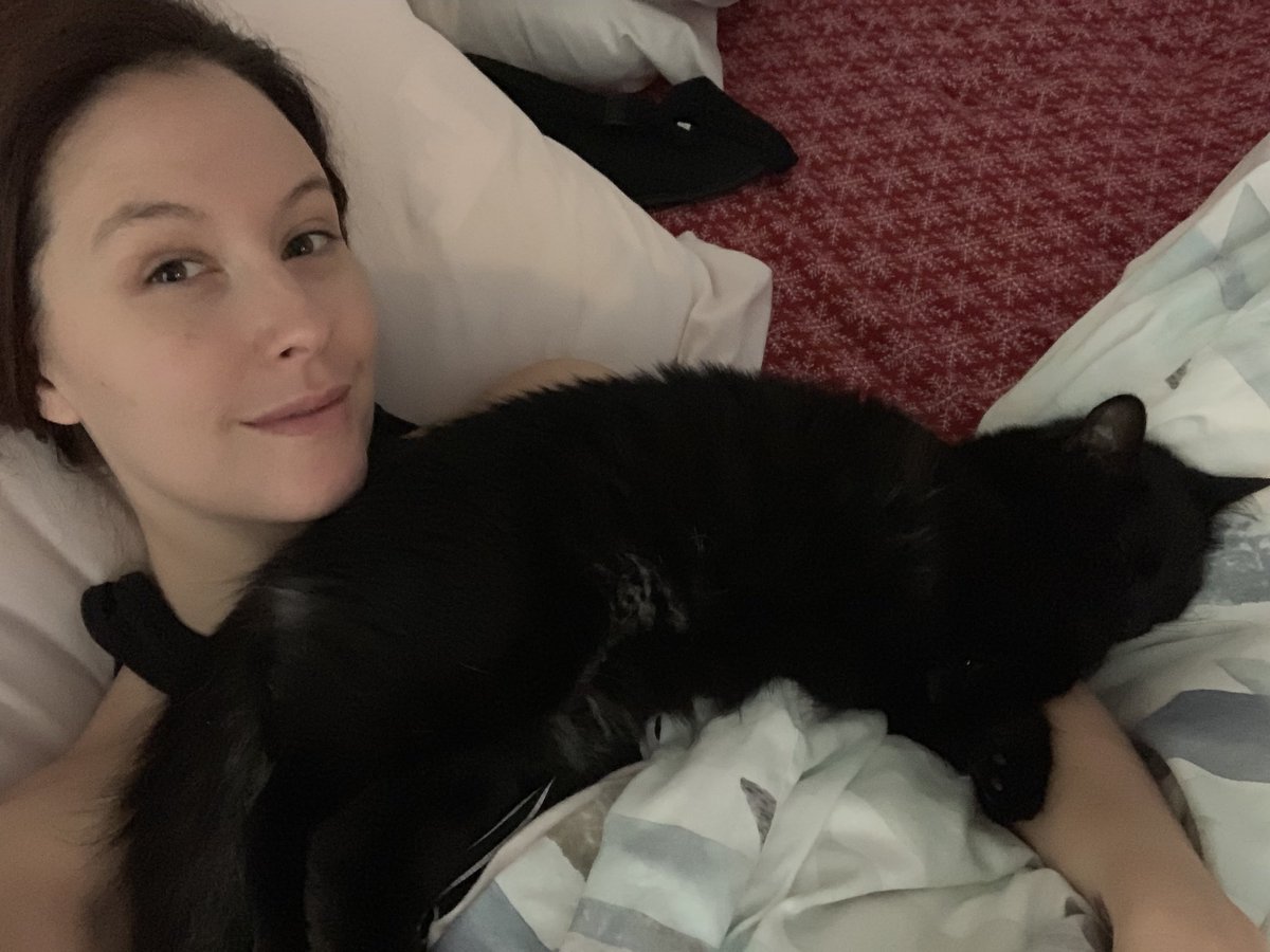 megturney's tweet image. Happy National Cat Day! #nomakeup #nofilter #JustZiggyandMe #GoodMorning