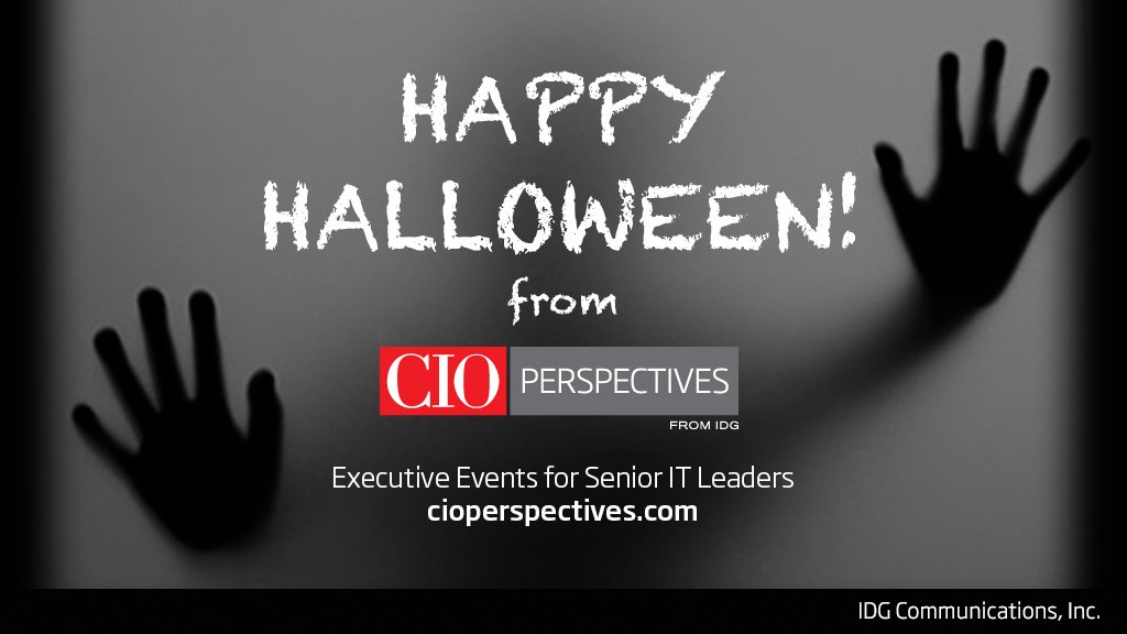 CIOevents's tweet photo. Happy Halloween from the CIO Perspectives team. We're coming to a city near you. #CIOPHOU #CIOPDAL #CIOPATL #CIOPNYC #CIOPVA https://t.co/wnHSz8DpKd #Halloween https://t.co/gLjTEXw58r