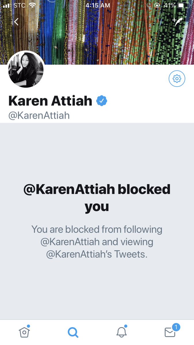 بعد حظر  كارين عطية لي ، كاتبة الواشنطن بوست الأخرى،آن ابلبوم، تحظرني،فقط لأني وضحت لها أننا نحن، المواطنون الحقيقيون،من يتصدى لهجومهم ضد المملكة،وليست حسابات وهمية كما زعمت، ثم يأتيني متحذلق ليحدثني عن الإعلام الغربي الحر:
هذا يعني أنها تكذب وتعرف أنها تكذب، وتهرب من الحقيقة..