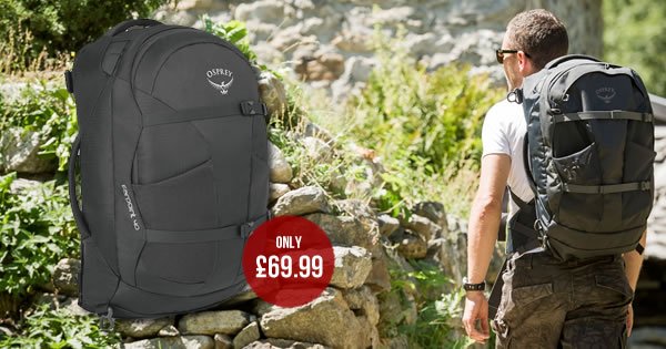 gapyearstore's tweet photo. Best-selling Osprey Farpoint 40 backpack only £69.99 until 30/11/18 while stocks last! Volcanic Grey only. SHOP NOW >> https://t.co/SLt7MFT4Os 
#travel #backpacking #gapyear #osprey #ospreyfarpoint40 #farpoint #offers https://t.co/IbgG8seTlM