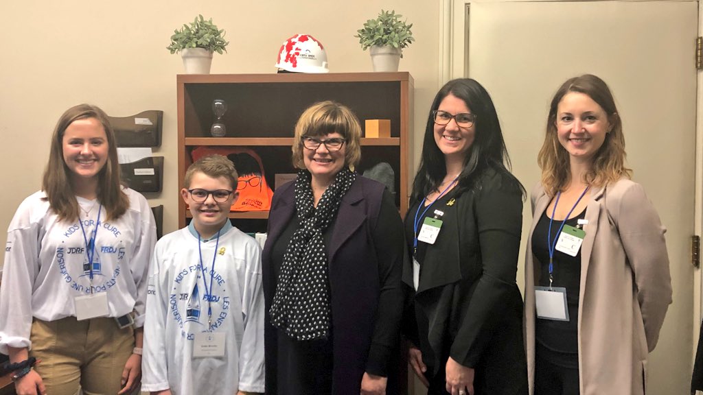 DiabeticDuke's tweet photo. While my friends are getting ready for school, I’m up and meeting with Member of Parliament, @sherirbenson.

Working together to support ALL Canadians living with #T1D.

#TeamT1D
#KidsForACure
#DiabeticDuke
@JDRFCAdvocacy https://t.co/IY4b3ZqSdR