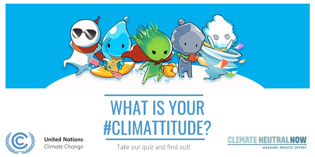 CCNUCC's tweet image. Quel est votre #Climattitude face au #ChangementClimatique ? Répondez à notre quiz pour le savoir en estimant votre empreinte carbone 👉 bit.ly/2OwSkr6 #CNNow