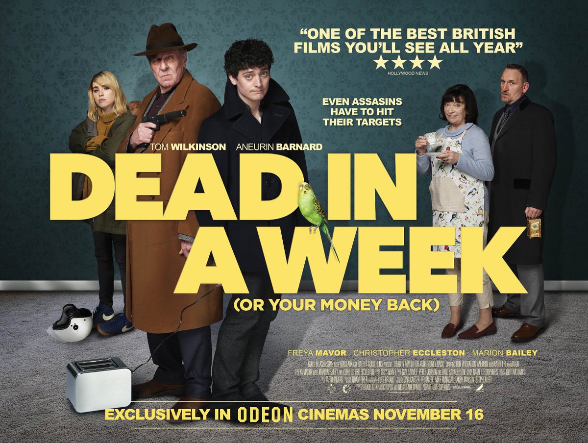Вы умрете или мы вернем вам деньги. Фильм Dead.in.a.week.or.your.money.back. Dead in a week or your money back. Dead in a week or your money back 2018. Dead in a week: or your money back 2018 Постер.