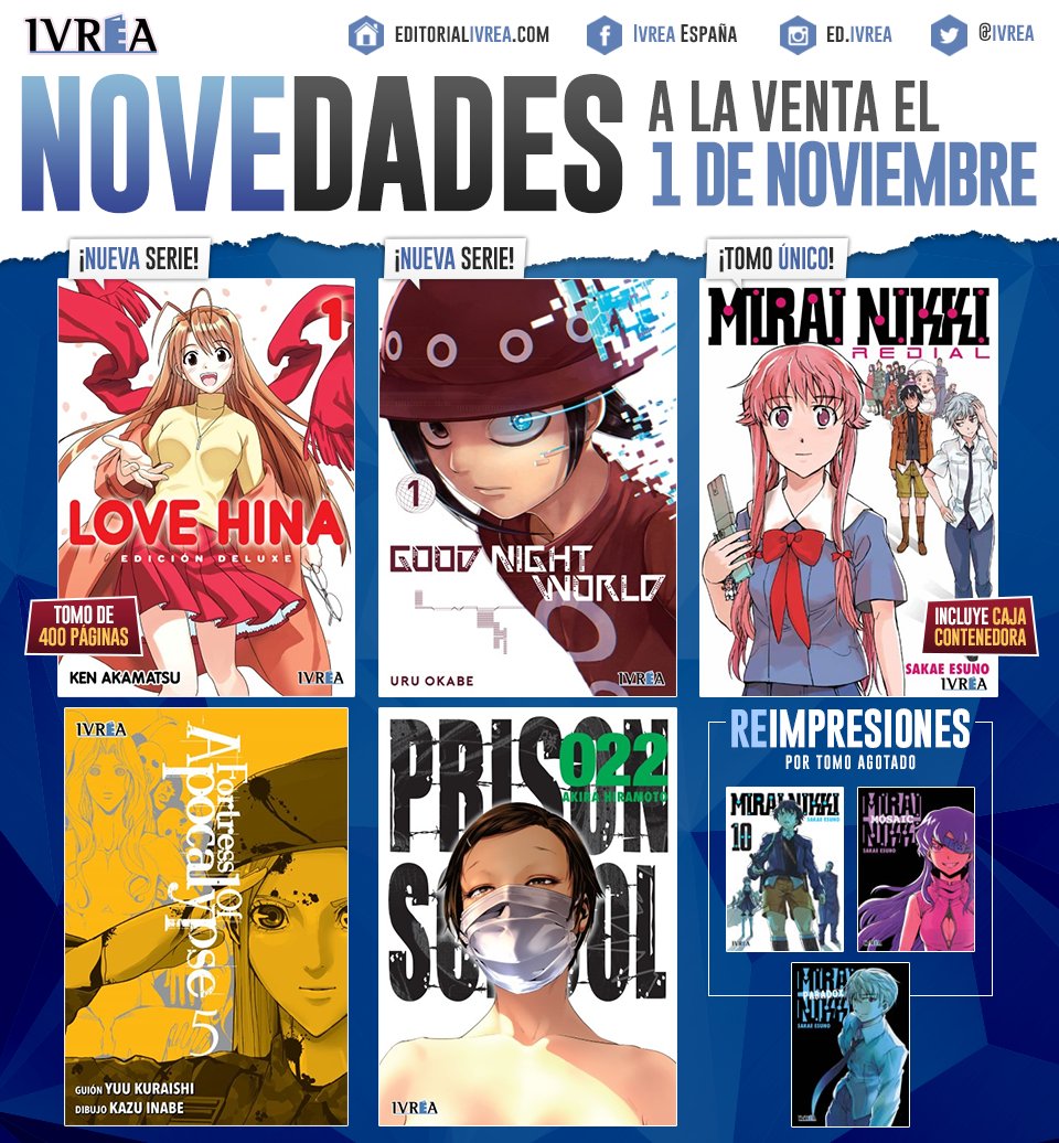 Ivrea Argentina on X: 🔴 🔴 ¡Les recordamos que ya se encuentra a la venta MIRAI  NIKKI: REDIAL! 🔴 🔴 ¡TOMO ÚNICO! – Tomo de 100 páginas aprox – Incluye  caja contenedora