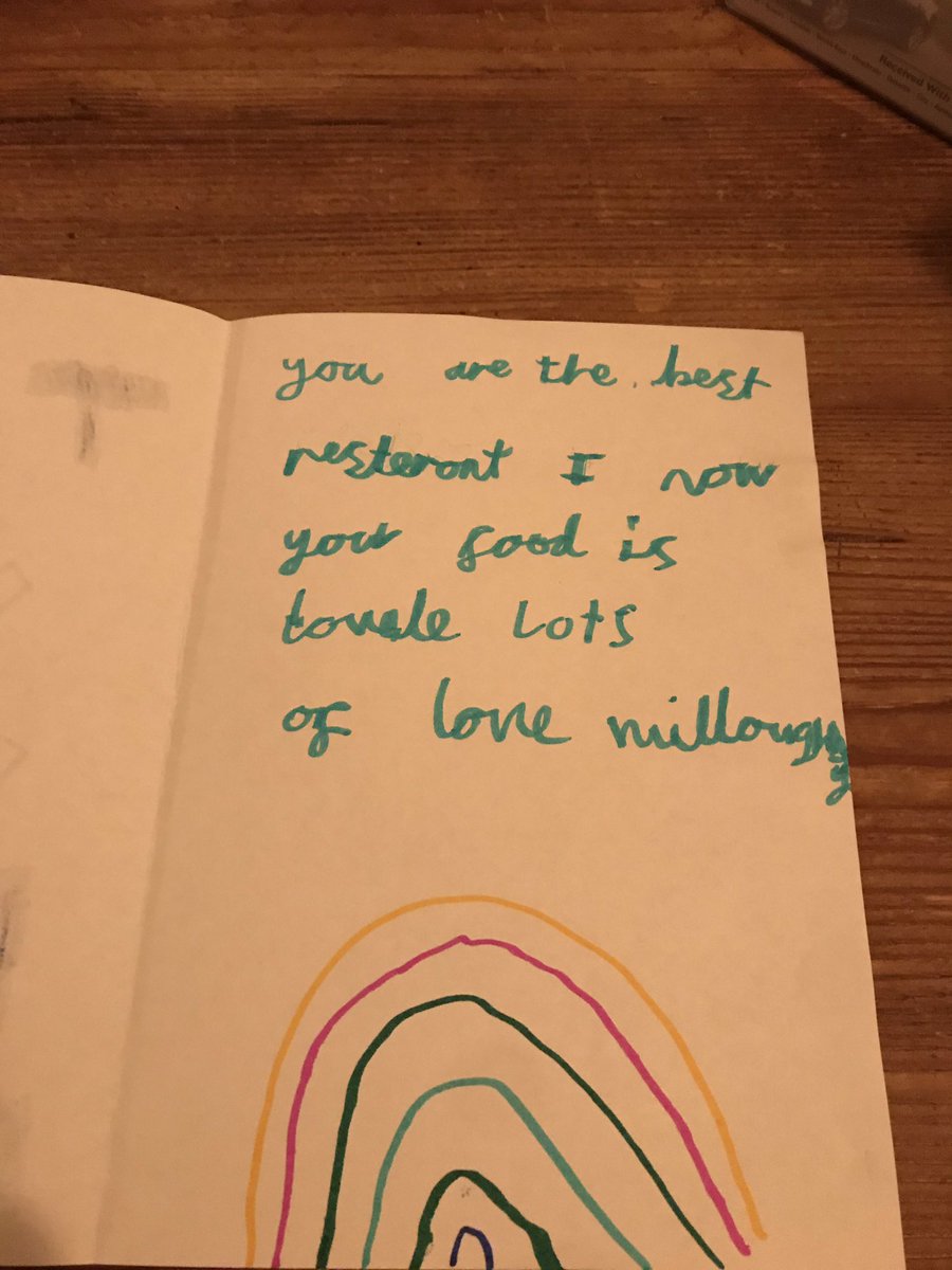 Sweet Thank You card from a young boy!!!😇😇🤩🤩👍