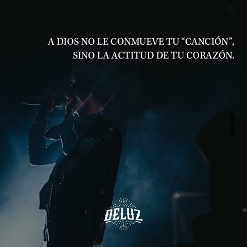 DeLuzOficial's tweet photo. #Músicos

"El sacrificio que te agrada es un espíritu quebrantado; tú, oh Dios, no desprecias al corazón quebrantado y arrepentido." Salmos 51:17 (NBD)

#DeLuz https://t.co/YEuw6TAde1