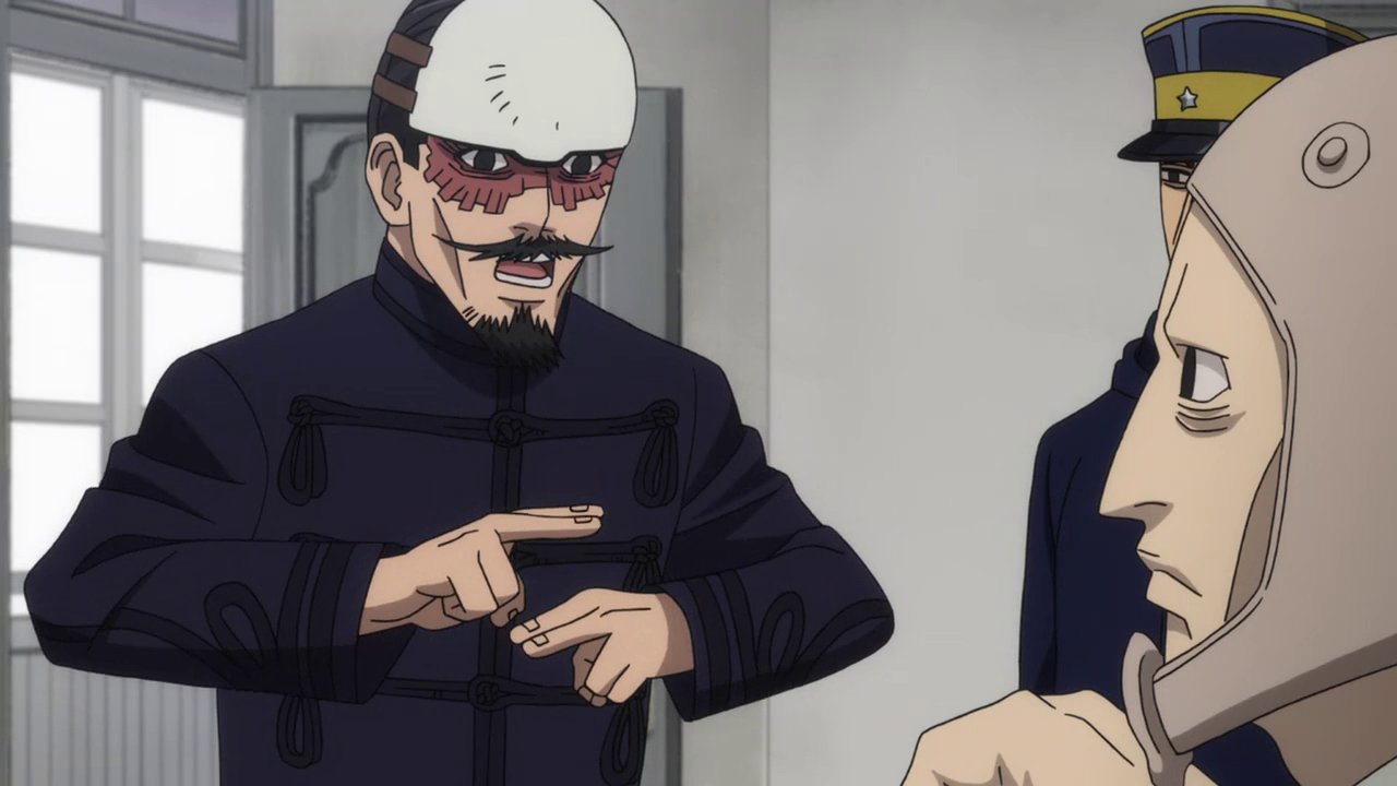 内田 ゴールデンカムイ 16話 鶴見中尉が最高なのは大塚芳忠の演技が最高だから ホント良い声優だ 一方 白石は杉本に殺されるのを恐れてるけど あんな愛すべきキャラがそうそう殺されるわけないだろう 白石をどうやって奪還するのか楽しみ