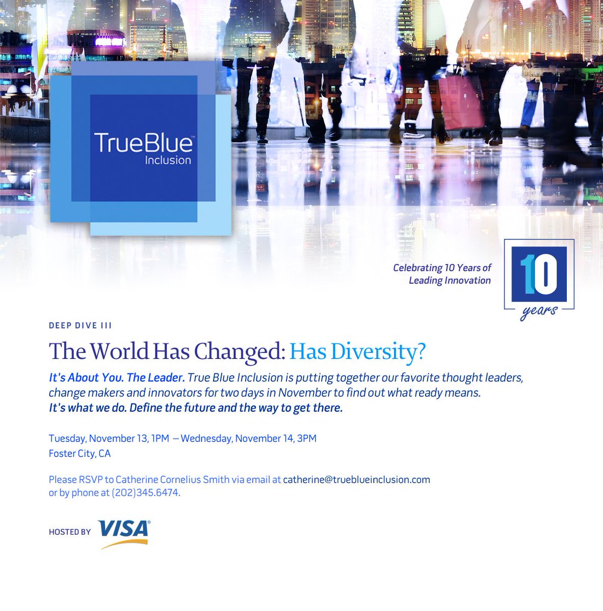 BeTrueBlue's tweet image. Join us for a conversation on defining the future | The conversation will be about YOU And, we are celebrating 10 years!!!