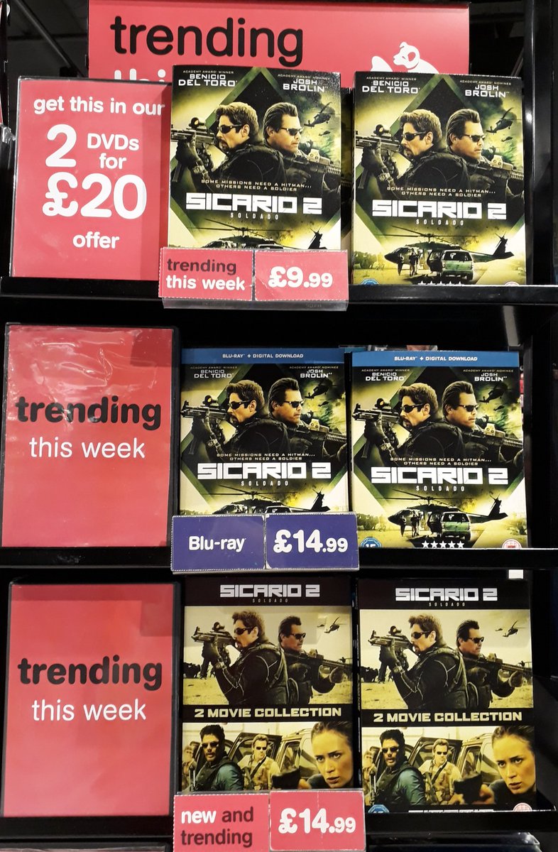 hmvIpswich's tweet image. New releases today #FirstPurge #Sicario2 #MandyMovie #Whitney #NewMovieMonday