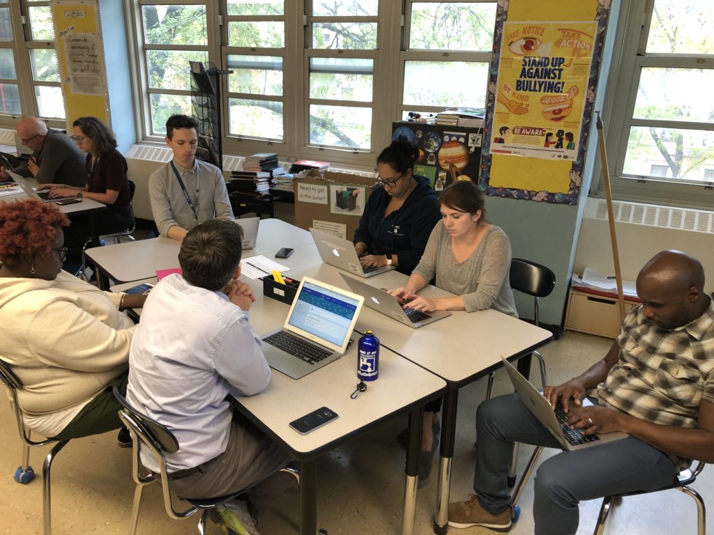 UNMSRocks's tweet photo. Today we engage in a protocol connected to last week’s text to reflect about the planning and delivery of our instructional objectives? As we strive to promote learner agency, we know that choice, voice, ownership and inquiry matter. #unmslearns https://t.co/OlPvScoFOJ