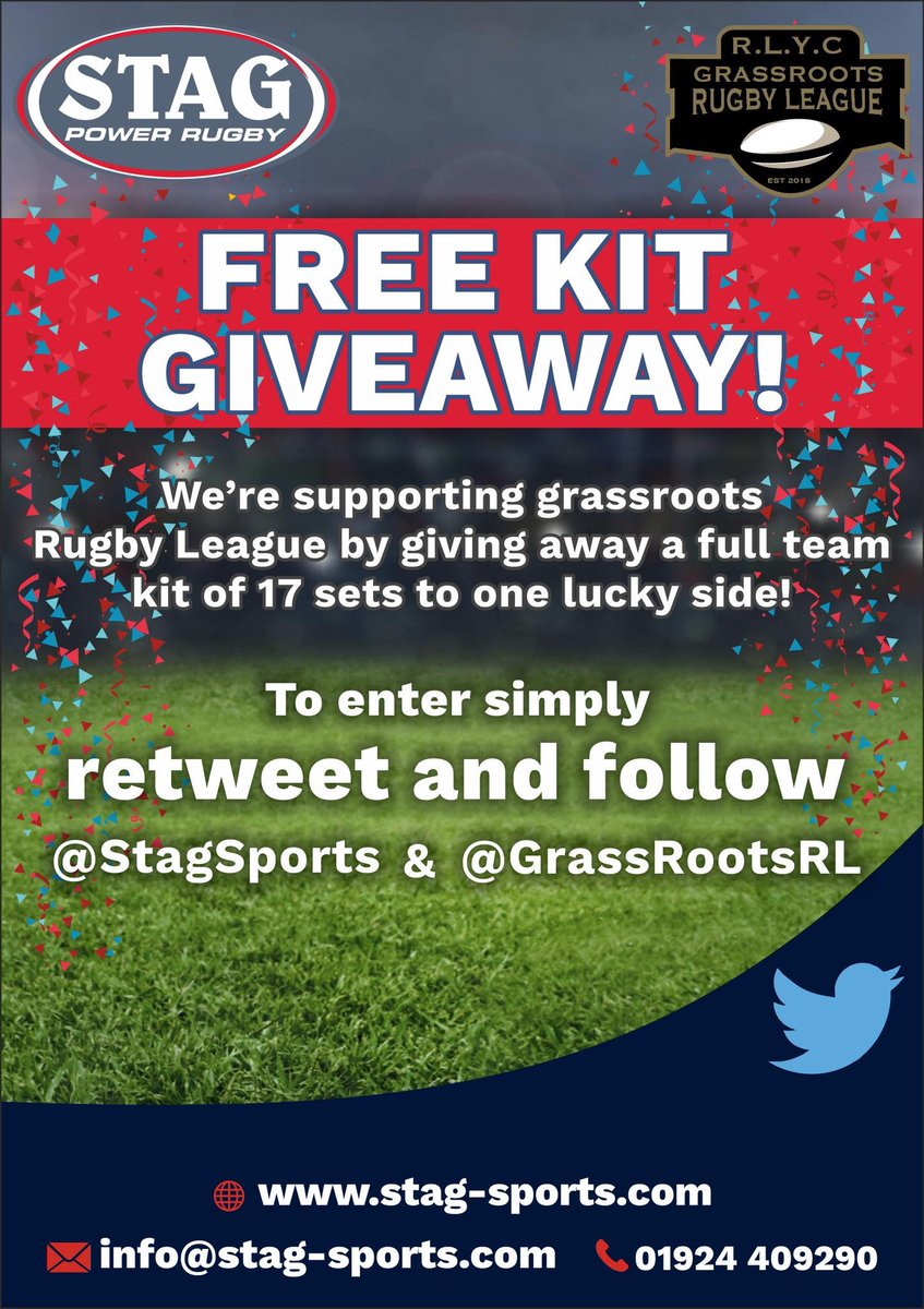 GrassRootsRL's tweet photo. 1 more day to go before the draw 12.00 dinner time on the 31st October. Get following both pages to give your team / Club the best chance of winning. ⚪🏉🏈🏉 https://t.co/AIFE2Z5gIn