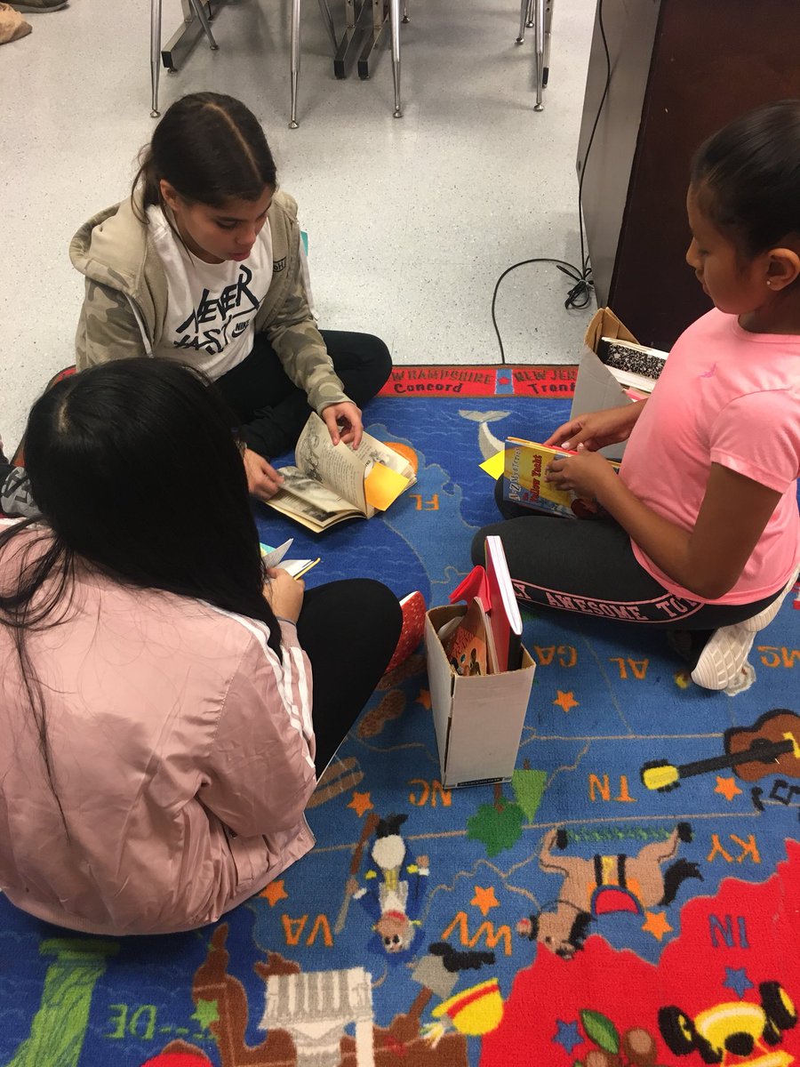 When your 5th grade book club meets without you 🙌! #agency #independence #studentled