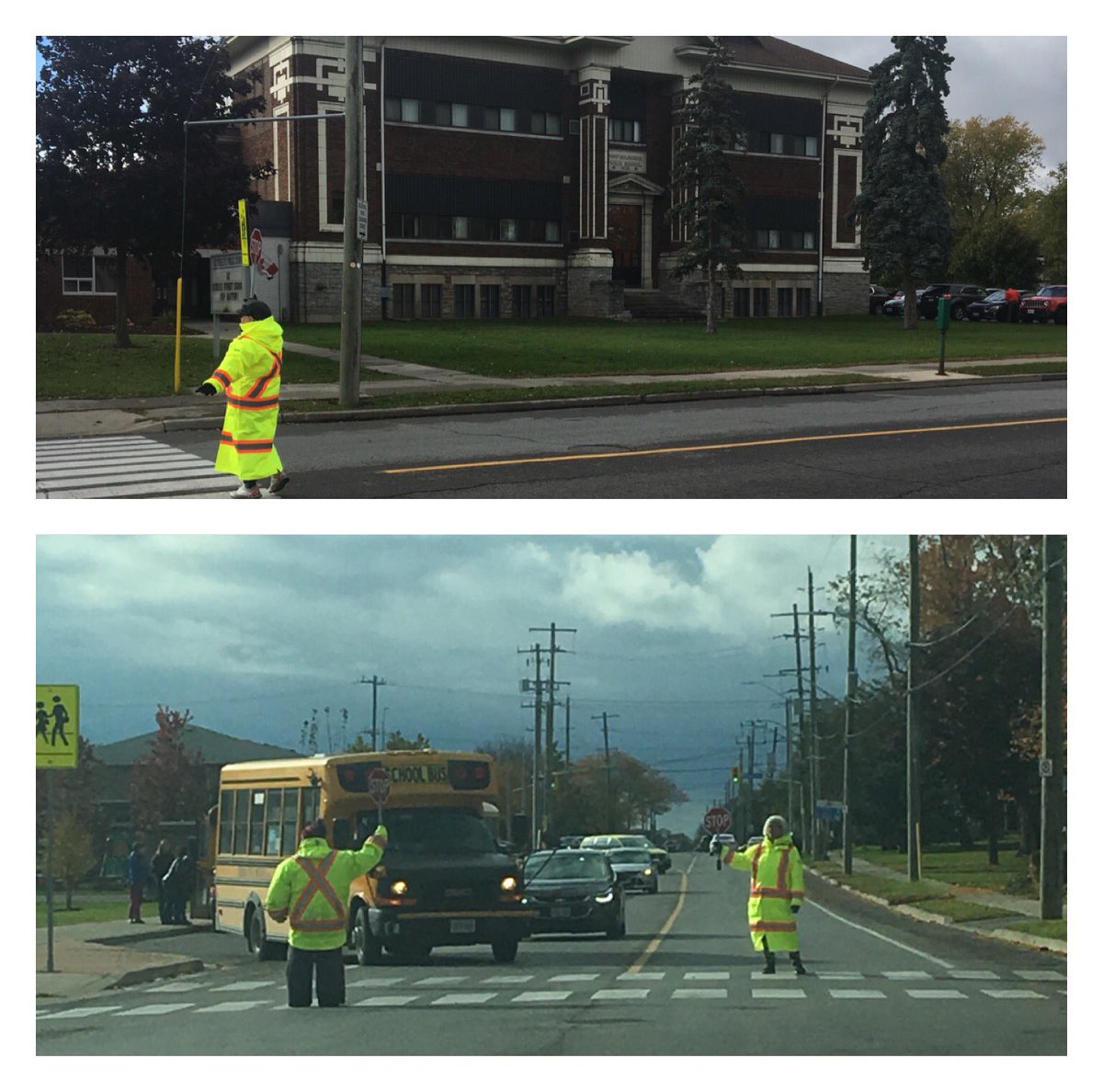 A special thank you to all the School Crossing Guards out there who  assist with keeping our children safe #communityheros Everyone plays a role  in building a safer community #knowyourrole #DriveSafe #publicsafety