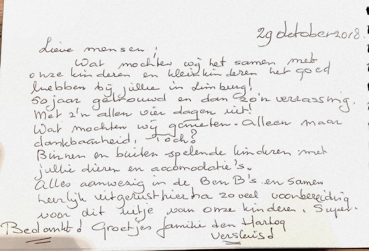Leuke familie te gast gehad voor een hele bijzondere gelegenheid, 50 jarig #huwelijk. Wat speciaal dat jullie <a href="/Wertemerhoeve/">Wertemerhoeve Groepsaccommodatie</a> hebben gekozen om dit te vieren #geluk #genieten #familie #Limburg