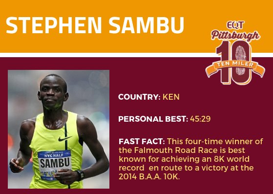 Pgh10Miler's tweet photo. MEET THE ELITES PT. 2!  Learn more about some of the top men also competing for a first-place prize of $4,000 on Sunday. Who do you pick to win? @Sksambu @panuelmkungo @mardy_hehir 

Read about the full field: https://t.co/CgMOUEukjQ https://t.co/2xpFzvgqHn