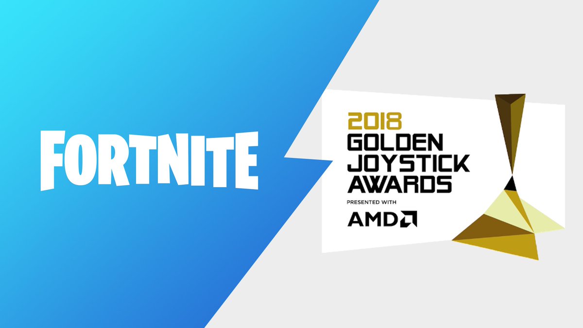 Fortnite's tweet photo. We've been nomintated for a Golden Joystick award! 

Vote for us as Ultimate Game of the Year by following this link: https://t.co/gaYLos7ZWR 

Voting ends Nov 2 🗳️ https://t.co/hkrRed4OO9