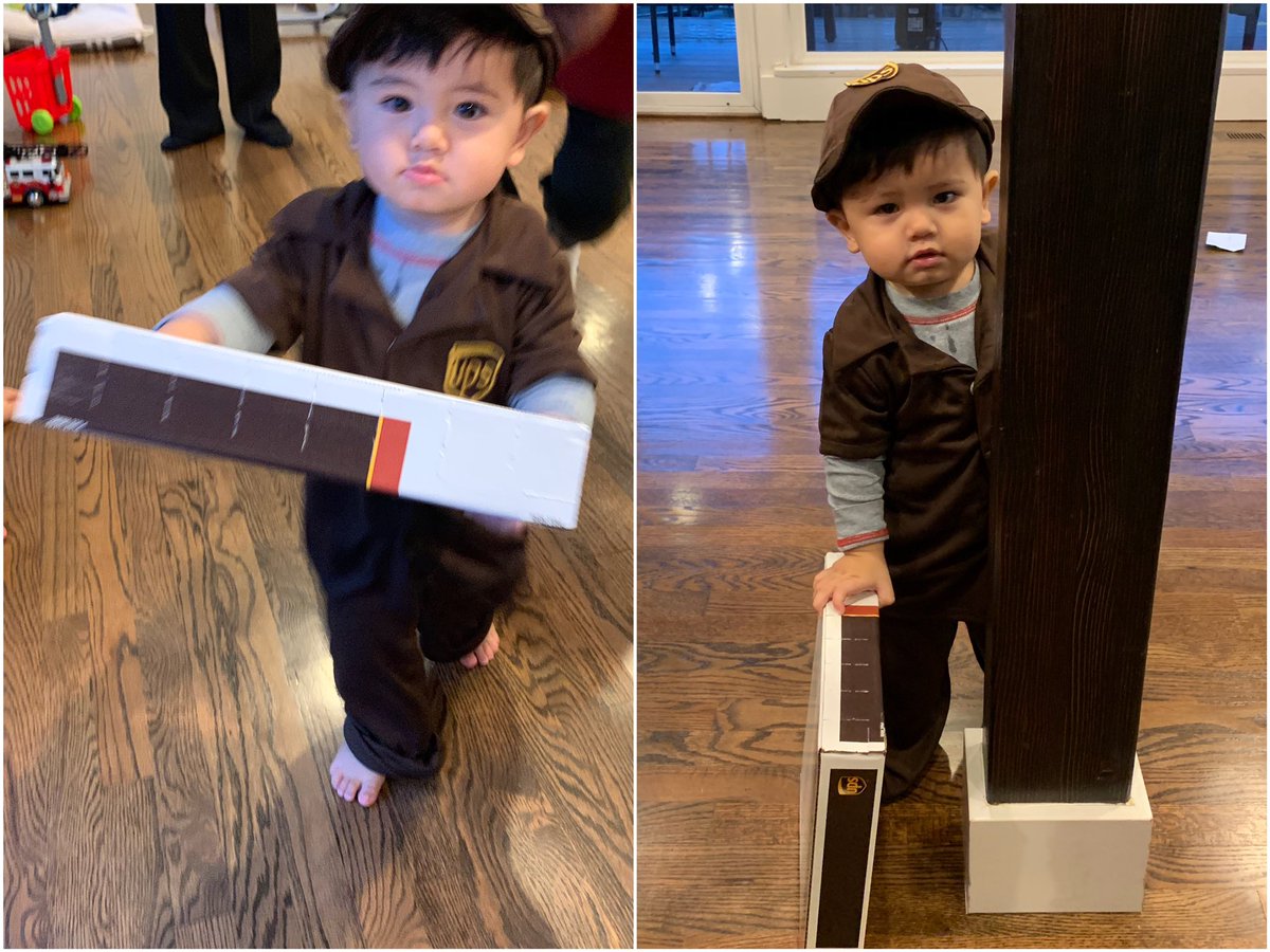 My nephew decided he would also like to be a #UPSer. Cutest nephew ever, Halloween costume. <a href="/UPSers/">UPSers</a> <a href="/NorthwestUPSers/">Northwest UPSers</a> <a href="/ExperienceUPS/">Experience UPS</a> <a href="/UPS/">UPS</a> #DriverHelper #Driver #UPSers #HalloweenCostume #Halloween2018 #StartThemYoung #Future #WhatCanBrownDoForYou? #UPSJobs #WorkingAtUPS #JobsatUPS