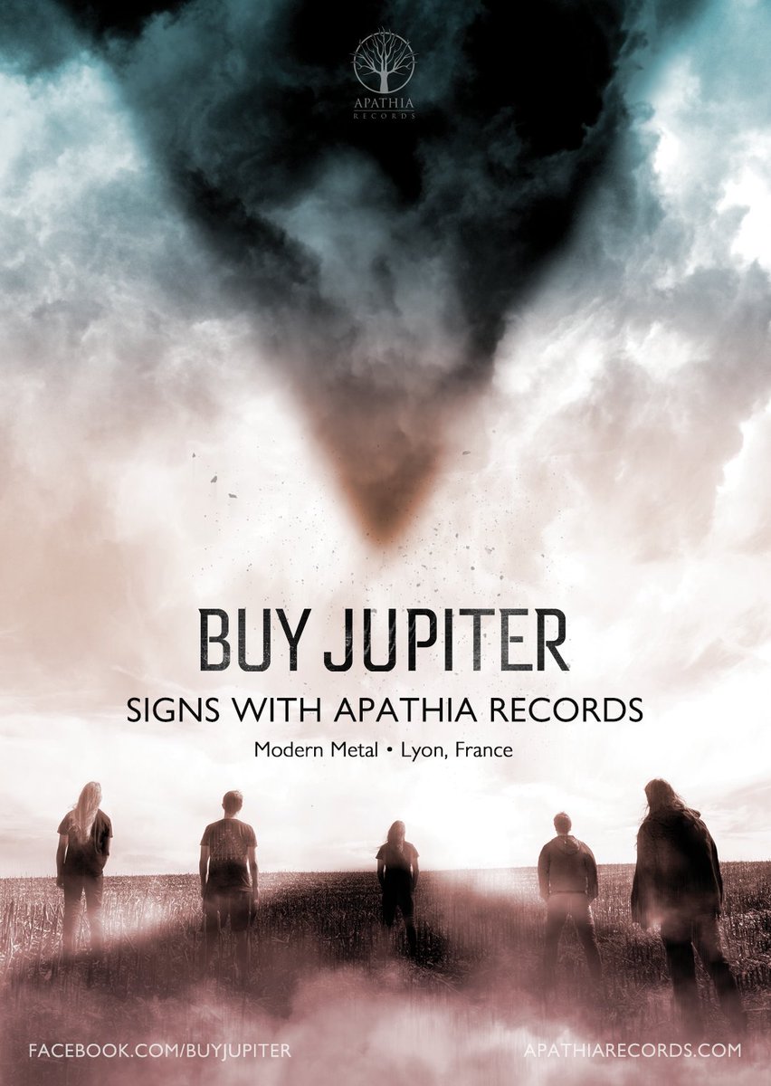 ApathiaRecords's tweet photo. Buy Jupiter signs with Apathia Records !

#metalcore #modernmetal #buyjupiter #apathiarecords #extrememetal #lyon #frenchmetal https://t.co/N0mkzv7sit