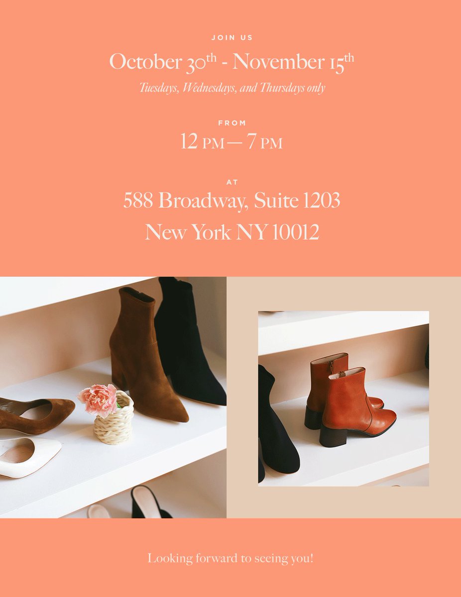 We are pleased to welcome you back for the second edition of our Pop-Up Salon, an exclusive preview and shopping event at our showroom. 

Come say hi, meet the team, try on the widest assortment of LR styles and sizes at our beautiful Soho HQ.
facebook.com/events/5655202…