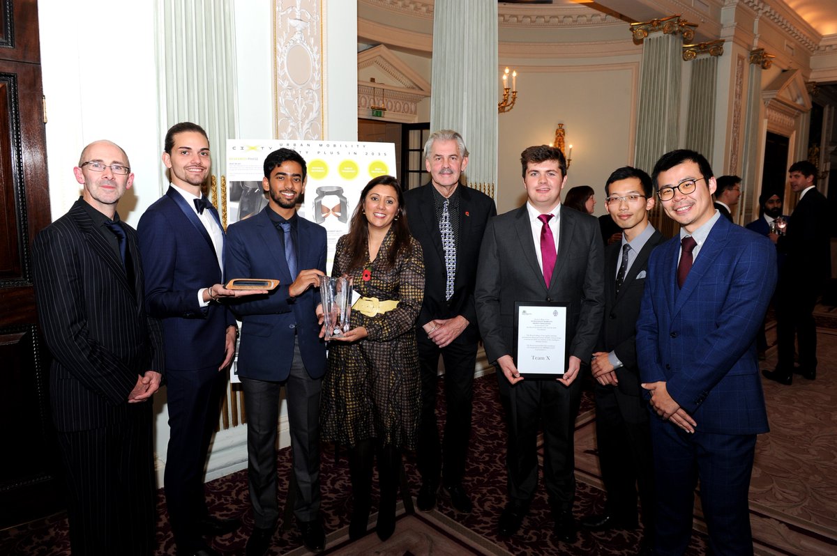 TheMotoringNews's tweet photo. Delighted to kick off the Club's London Motor Week with an evening presenting future mobility designs from the students of the @RCA. Judged by @PlanetGMD and attended by @Nus_Ghani #AgelessMobility #LondonMotorWeek https://t.co/eet870dkJe