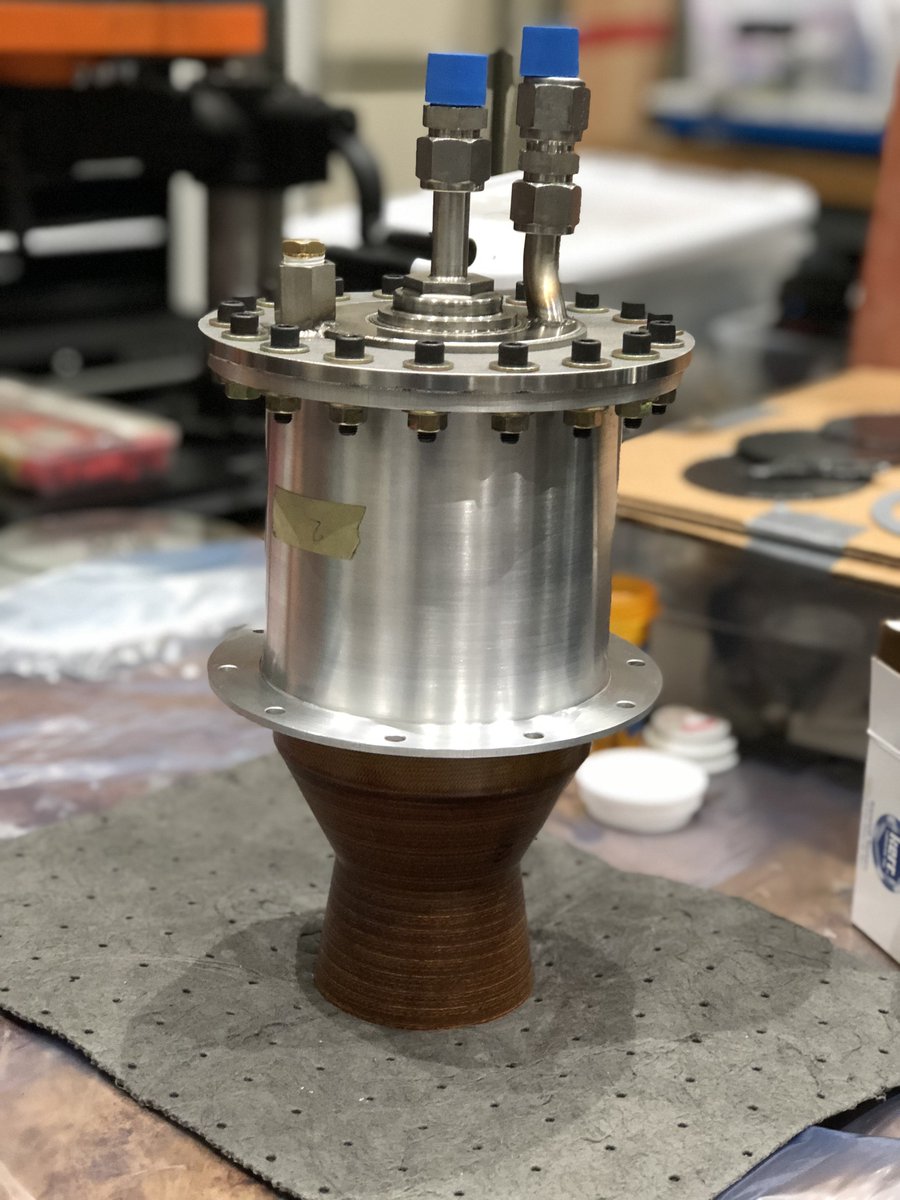 Our Ablative Cygnus Engine (ACE) just passed its first pressure test and is getting ready for a hot fire! #FARMars2019