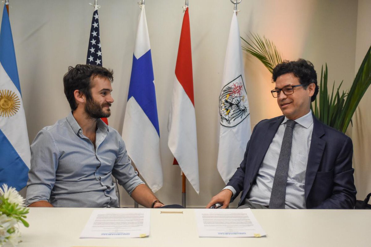 JuanMaquieyra's tweet photo. #URBAN20 Hoy firmamos el Convenio ONU Hábitat junto a @ElkinVelasquezM para afianzar nuestra agenda urbana con las políticas globales de desarrollo y seguir creciendo en materia de integración. https://t.co/TfxFbwU4Pf