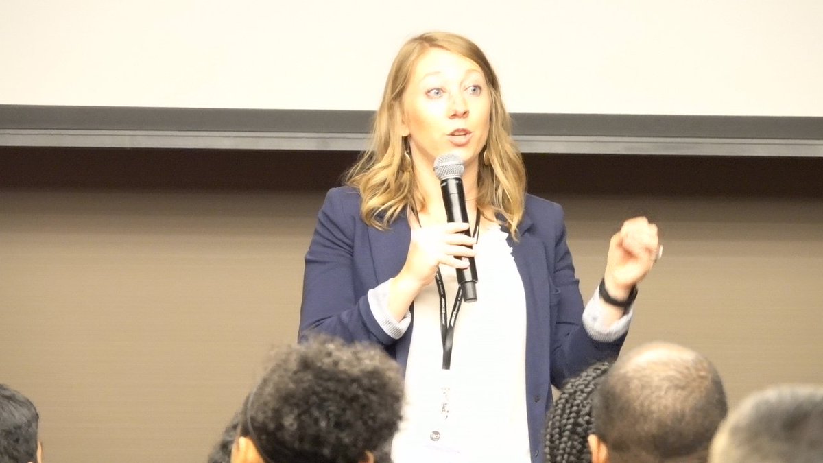 MicroK12's tweet photo. From last Friday at MicroK12's annual TechFest. @abbey_zenk speaking on the transformative nature of @MicrosoftEDU products enabling students to become leaders inside and outside the classroom. https://t.co/ZUBvhA6L67