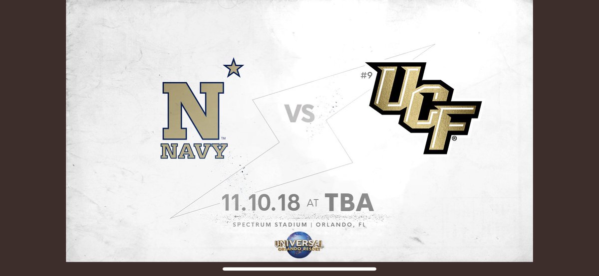 UCF17Ron's tweet image. When we play #NAVY....let’s cheer loud and proud for the phenomenal young men on Navy....when they come out....after that, it’s game on!