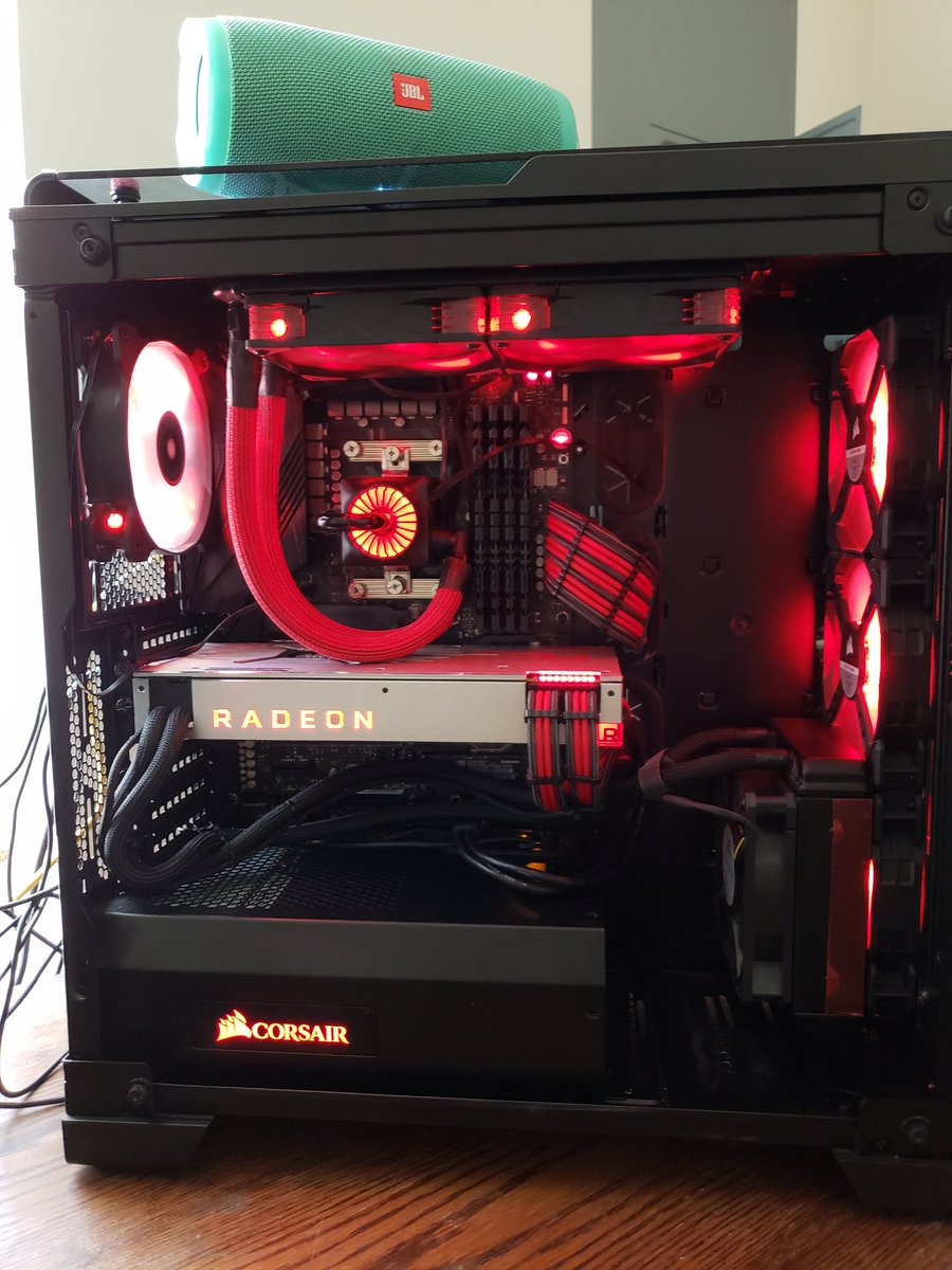 gh0st1968's tweet photo. #UFDrigs
Asus Crosshair 7 mb
Ryzen 2700x 4.225 ghz
RX Vega 64 liquid
32 gigs Flare x mem 3200 cl14
Deepcool 240 Aio for cpu
OS Samsung 960 pro 250 gignvme m.2
500 gigs 850evo for games
3 tb WD hhd for mass storage
PSU COUSAIR HX 1200 PLATINUM
Case Corsair 570x cyrstal series https://t.co/7VZG9rSKtX