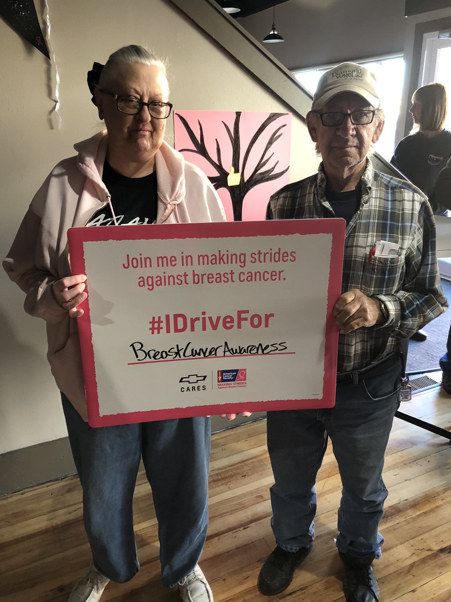 determotors's tweet photo. @determotors wants to thank everyone that has stopped in to the dealership to take a photo! @chevrolet donates $5 for every picture (up to $400,000). #IDriveFor #breastcancer #findingacure https://t.co/CzC3O2hzmr