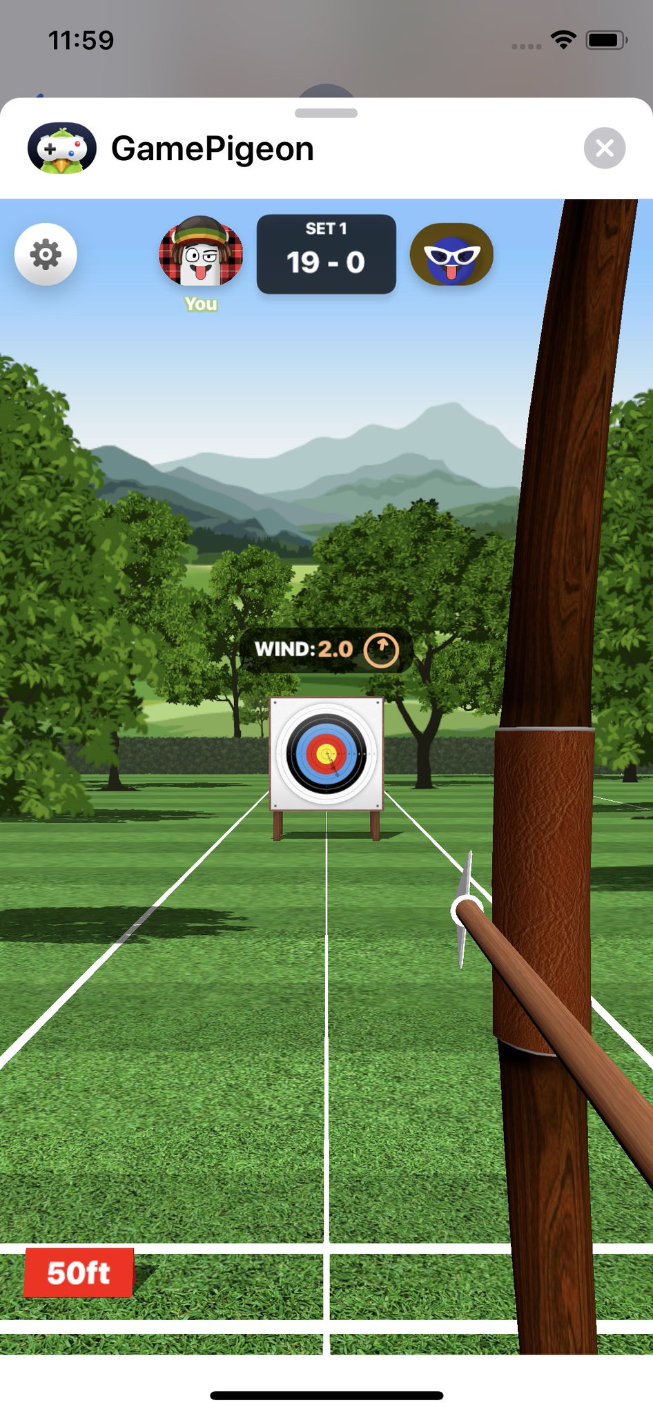 GamePigeon on Twitter: "It's been a while, but we've got a new game. Archery!  https://t.co/RpwH5fkkvv https://t.co/sAf7Yba3NU" / Twitter
