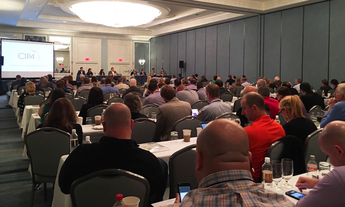 ProAgIns's tweet photo. The 2018 Crop Insurance Professionals Association (CIPA) 2018 Fall Membership meeting is underway in Charleston, SC today with a standing-room only crowd! We look forward to the great sessions and continuing our support of CIPA. #CIPA2018 https://t.co/qkAUlw3C3O