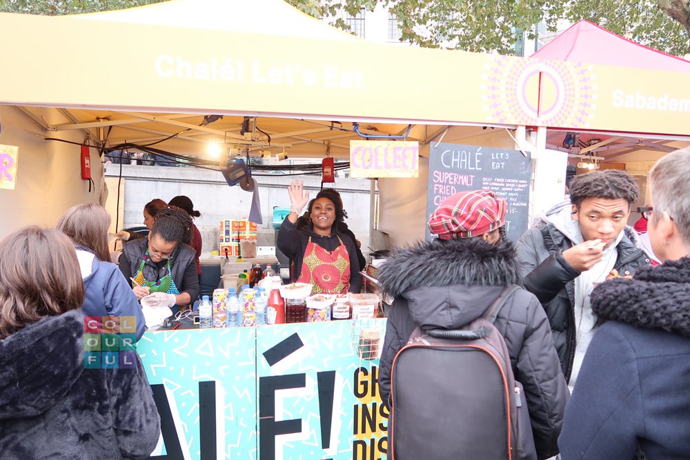 Colourful tweet media