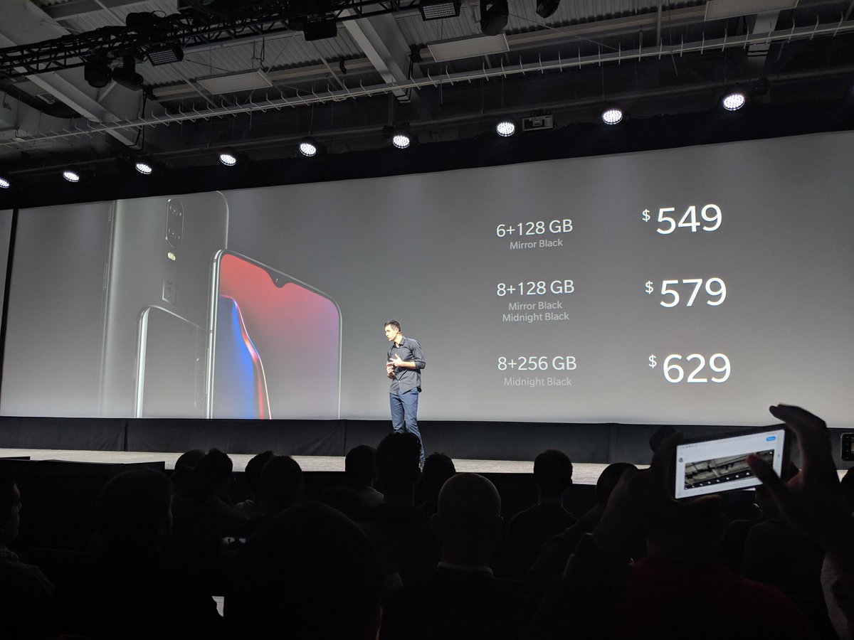 水滴屏、屏幕指紋、新增夜景模式：OnePlus 6T 正式發布；售價從 $549 美金起！ 13