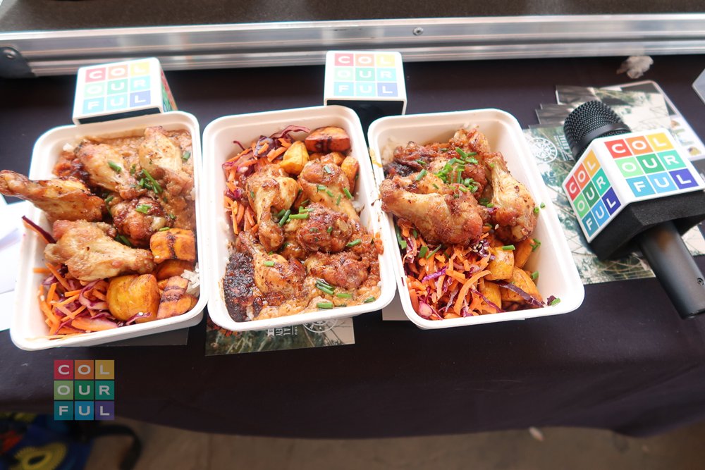 Colourful tweet media