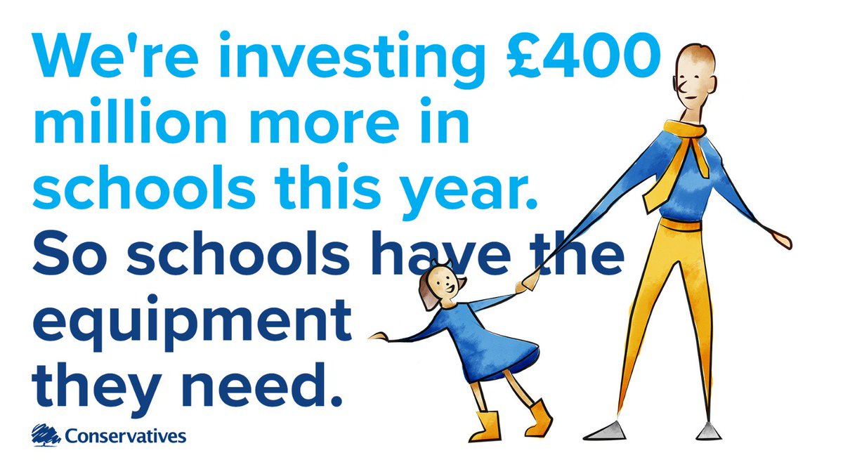 MeltonBlue's tweet photo. More money for schools. 86% of them now good or outstanding up from 68% under Labour. https://t.co/rL1aFUuEzz