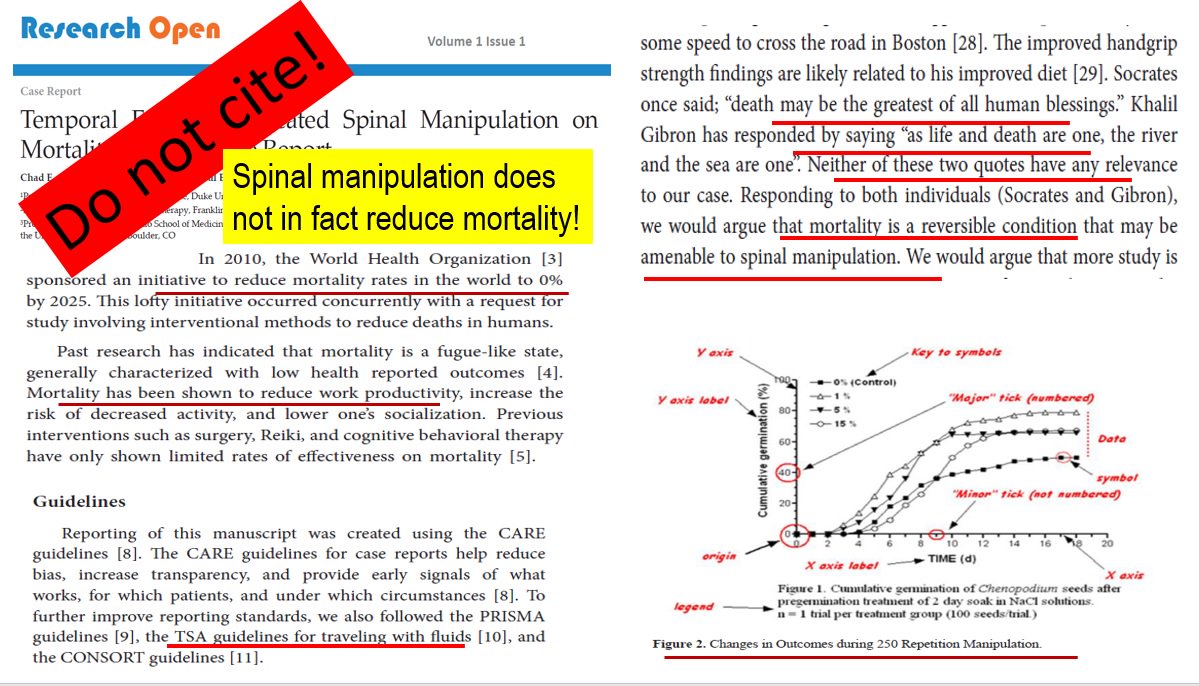 Professor Jeremy Lewis PhD FCSP (@jeremylewispt) on Twitter photo This may be the funniest 🤣& equally your most worrying😳read today.
researchopenworld.com/wp-content/upl…
⚠️I read on a ✈️at 35,000' & cut my lip trying to stop laughing
<a href="/chadcookpt/">ChadCookPT</a> <a href="/PMintkenDPT/">Paul Mintken</a> & JC, you guys are brave & bold & have highlighted a real problem😠with predatory journals🙏🏾👏 This may be the funniest 🤣& equally your most worrying😳read today.
researchopenworld.com/wp-content/upl…
⚠️I read on a ✈️at 35,000' & cut my lip trying to stop laughing
<a href="/chadcookpt/">ChadCookPT</a> <a href="/PMintkenDPT/">Paul Mintken</a> & JC, you guys are brave & bold & have highlighted a real problem😠with predatory journals🙏🏾👏